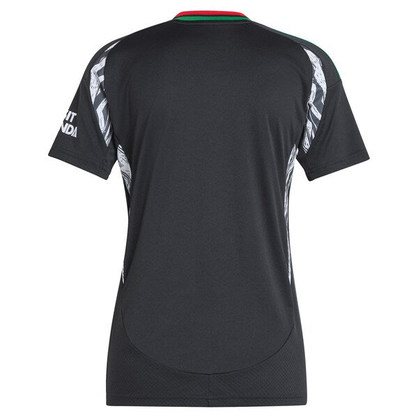 Arsenal adidas Women's 2024/25 Away Replica Jersey - Black