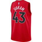 Pascal Siakam Toronto Raptors Nike 2020/21 Icon Swingman Jersey - Red