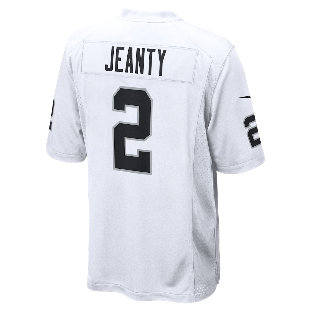 Ashton Jeanty Las Vegas Raiders Nike 2025 NFL Draft First Round Pick Game Jersey - White