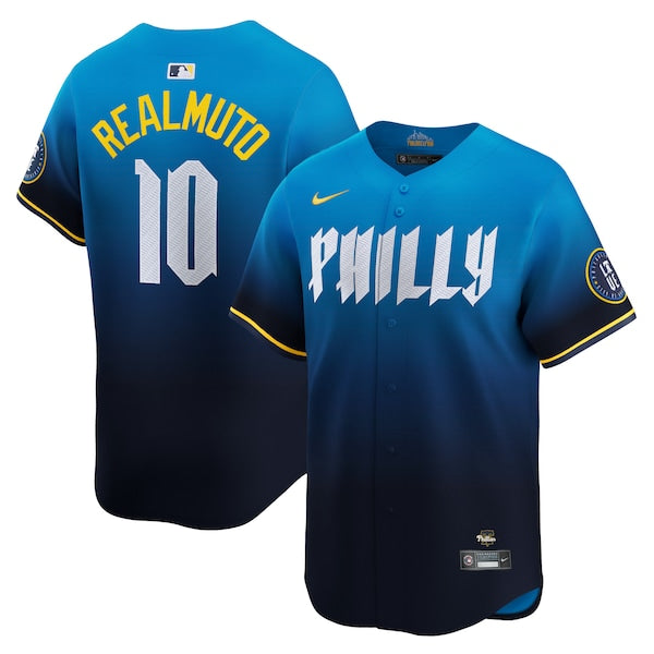 J.T. Realmuto Philadelphia Phillies Nike 2024 City Connect Limited Player Jersey - Blue