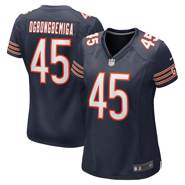Amen Ogbongbemiga Chicago Bears Nike Women's  Game Jersey -  Navy