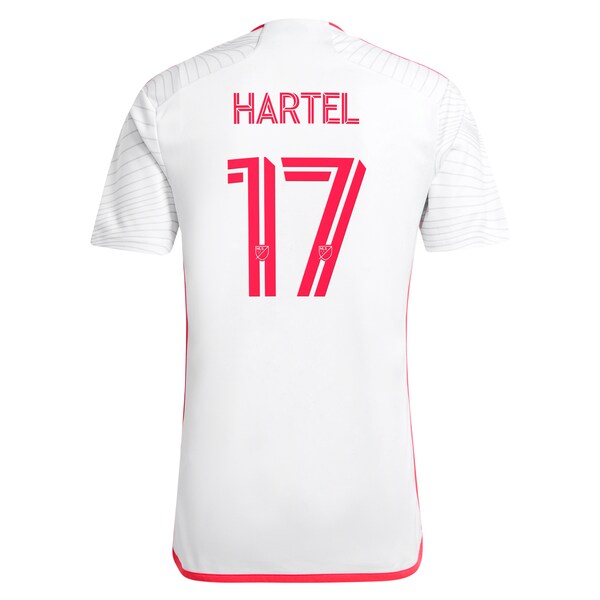 Marcel Hartel St. Louis City SC adidas 2024 The Confluence Kit Replica Player Jersey - White