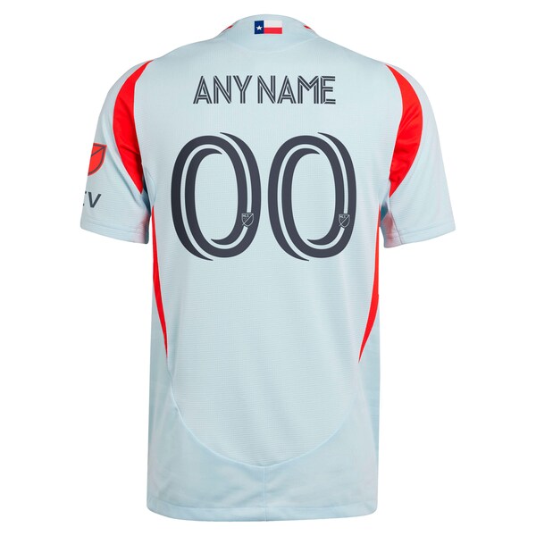 FC Dallas adidas 2025 The Inferno Kit Authentic Custom Jersey - Light Blue