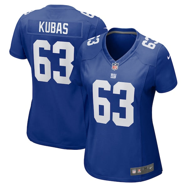 Jake Kubas New York Giants Nike Women's  Game Jersey -  Royal