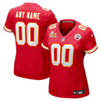 Kansas City Chiefs Nike Women's Super Bowl LIX Custom Game Jersey - Red