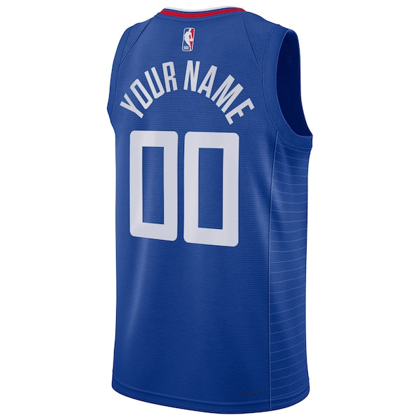 LA Clippers Nike Unisex Swingman Custom Jersey Royal - Icon Edition