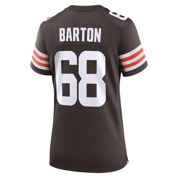 Jackson Barton Cleveland Browns Nike Women's Team Game Jersey -  Brown