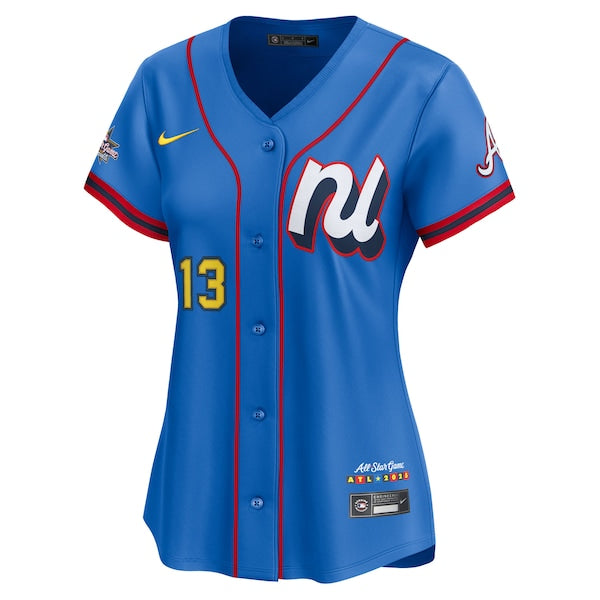Ronald Acuña Jr. National League Nike Women's 2025 All-Star Edition Limited Player Jersey - Blue