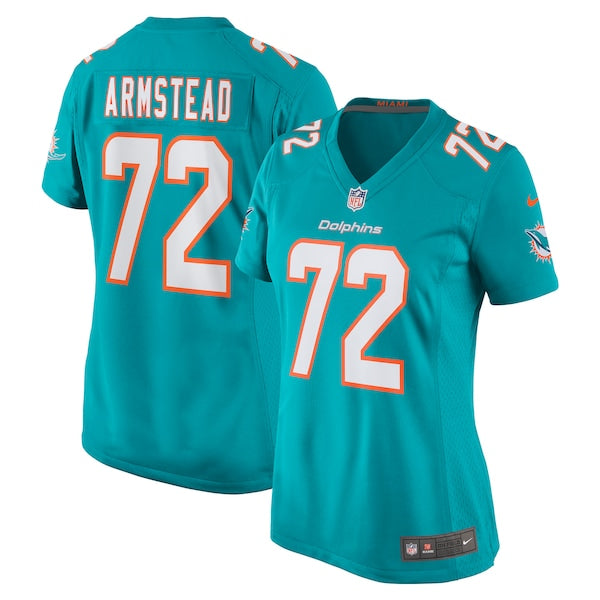 Terron Armstead Miami Dolphins Nike Women's Game Jersey - Aqua
