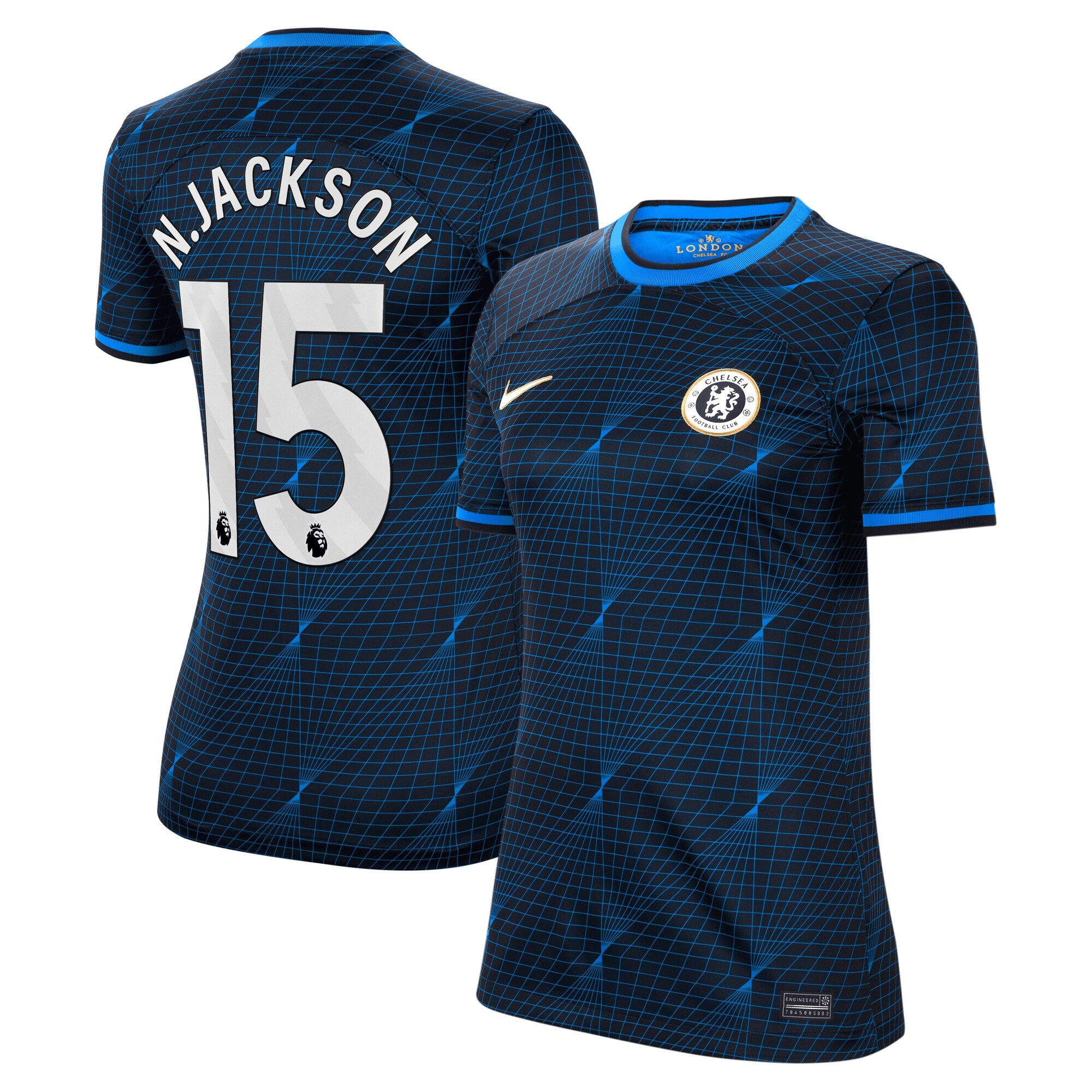 Nicolas Jackson Chelsea Nike Women's 2023/24 Home Stadium Replica Jersey - Blue/Navy