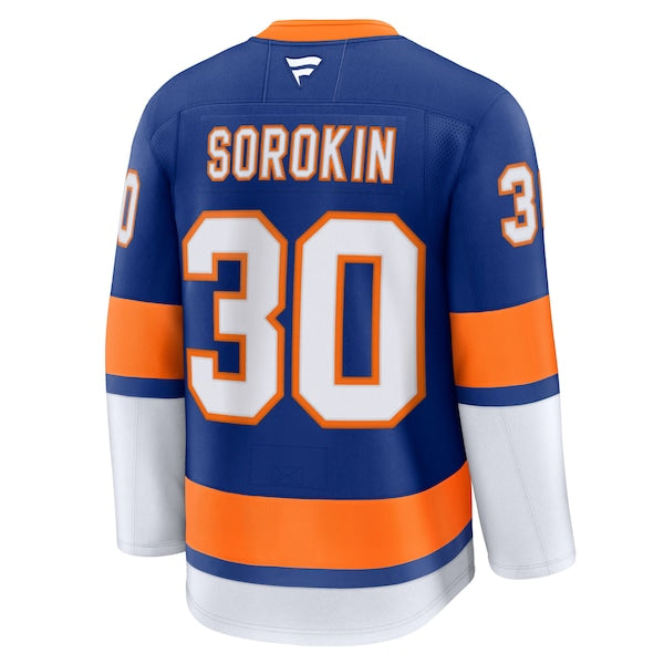 Ilya Sorokin New York Islanders  Home Premium Jersey - Royal