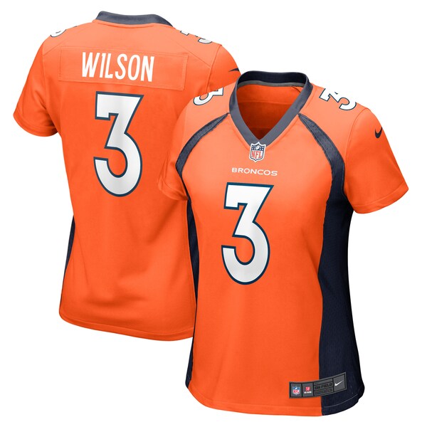 Russell Wilson Denver Broncos Nike Women's Player Jersey - Orange/Navy