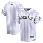 Colorado Rockies Nike Home Limited Player Jersey - White