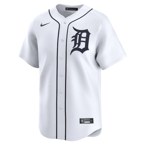 Detroit Tigers Nike Home Limited Custom Jersey - White