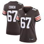 Javion Cohen Cleveland Browns Nike Women's  Game Jersey -  Brown