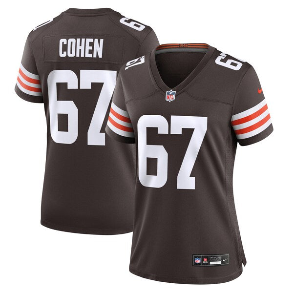 Javion Cohen Cleveland Browns Nike Women's  Game Jersey -  Brown