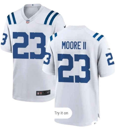 Kenny Moore II Indianapolis Colts Nike Youth Game Jersey - White