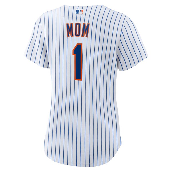 New York Mets Nike Women's #1 Mom Home Replica Jersey - White