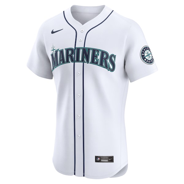 Darren McCaughan Seattle Mariners Nike Home Elite Player Jersey - White
