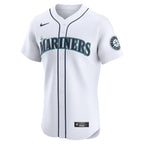 Seattle Mariners Nike Home Elite Jersey - White