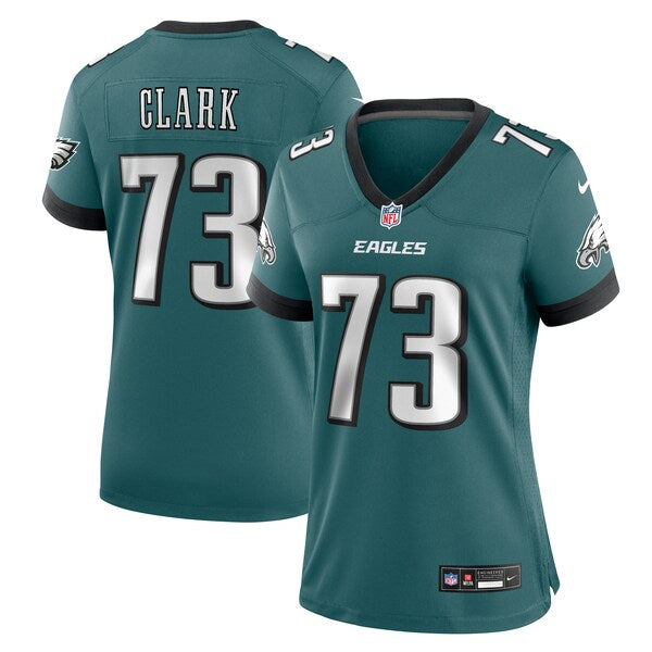 Le'Raven Clark Philadelphia Eagles Nike Women's Team Game Jersey - Midnight Green