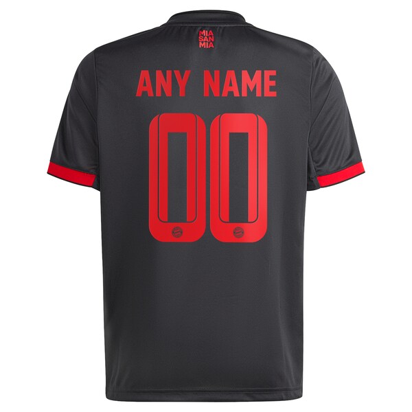 Bayern Munich adidas Youth 2022/23 Third Replica Custom Jersey - Charcoal