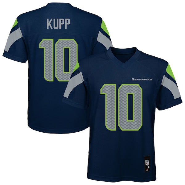 Cooper Kupp Seattle Seahawks Outerstuff Youth Replica Player Jersey - College Navy