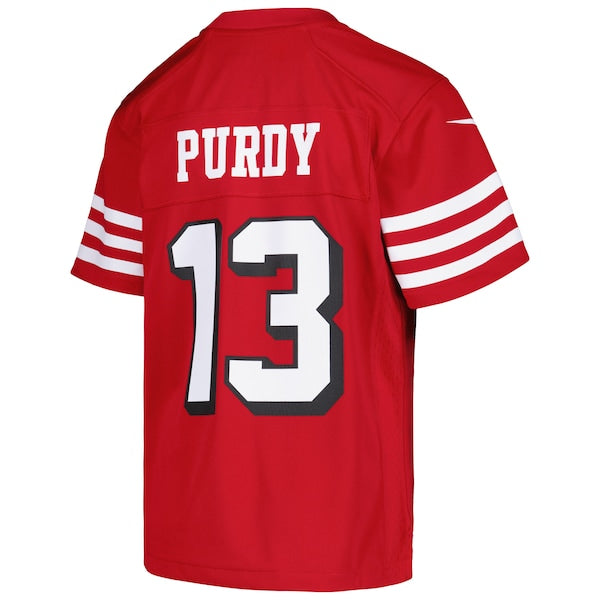 Brock Purdy San Francisco 49ers Nike Youth Game Jersey - Scarlet