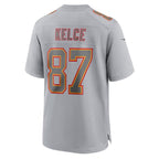Travis Kelce Kansas City Chiefs Nike Super Bowl LVIII Atmosphere Fashion Game Jersey - Gray