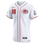 Cincinnati Reds Nike Home Elite Pick-A-Player Retired Roster Patch Jersey - White