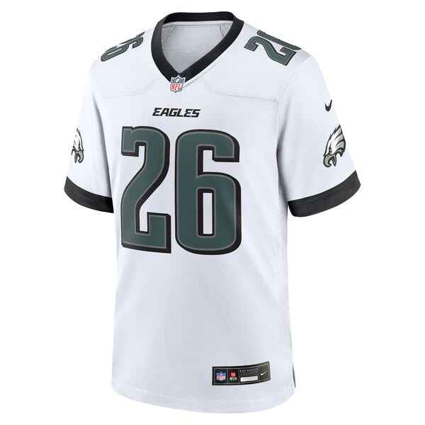 Saquon Barkley Philadelphia Eagles Nike White Game Jersey -  White/Black/Green/Kelly Green