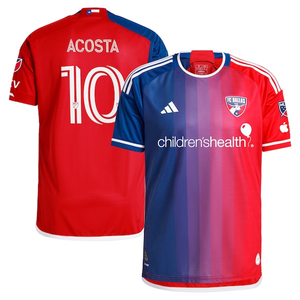 Luciano Acosta FC Dallas adidas 2024 After Burner Authentic Player Jersey - Navy