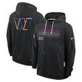 Washington Commanders Nike 2025 NFL Crucial Catch Sideline Standard Issue Dri-FIT Hoodie - Black