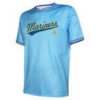 Seattle Mariners Stitches Cooperstown Collection Team Jersey - Light Blue