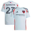 Logan Farrington FC Dallas adidas Youth 2025 The Inferno Kit Replica Player Jersey - Light Blue