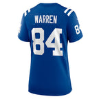 Tyler Warren Indianapolis Colts Nike Women's Game Jersey - Royal