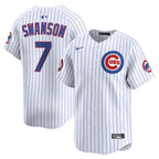 Dansby Swanson Chicago Cubs Nike 2025 MLB World Tour: Tokyo Series Home Limited Player Jersey - White