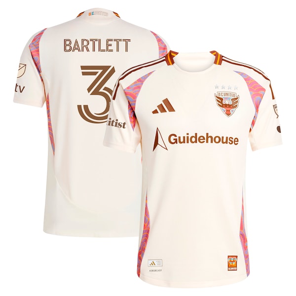 Lucas Bartlett D.C. United adidas 2025 The Soul Kit Authentic Player Jersey - Natural