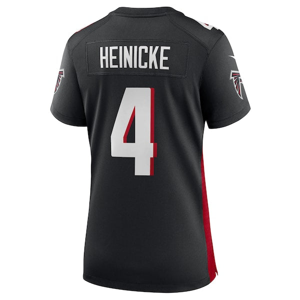 Taylor Heinicke Atlanta Falcons Nike Women's Game Player Jersey - Black