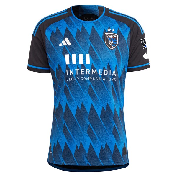 San Jose Earthquakes adidas 2024 Active Fault Jersey Authentic Jersey - Blue