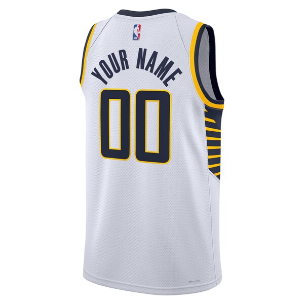 Indiana Pacers Nike Unisex Swingman Custom Jersey White - Association Edition