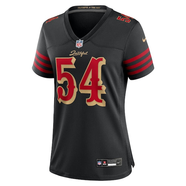 Fred Warner San Francisco 49ers Nike Women's 2025 Rivalries Collection Game Jersey - Black