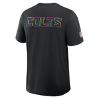 Indianapolis Colts Nike 2025 NFL Crucial Catch Tri-Blend Dri-FIT T-Shirt - Black
