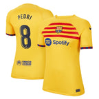 Pedri Barcelona Nike Women's 2022/23 Fourth Breathe Stadium Replica Player Jersey - Yellow