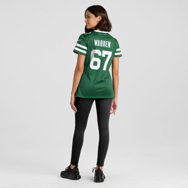 Carter Warren New York Jets Nike Women's Team Game Jersey - Legacy Green