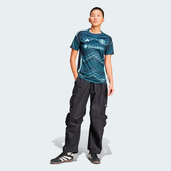Seattle Sounders FC adidas Women's 2025 The Salish Sea Kit Replica Jersey - Blue
