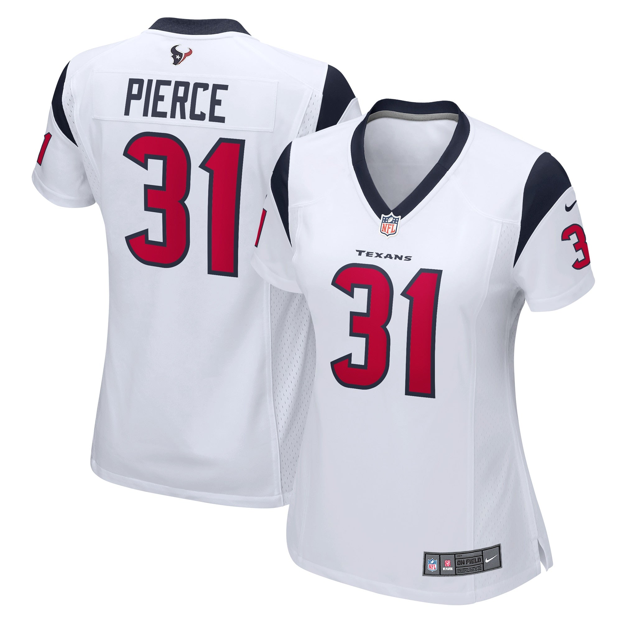 Dameon Pierce Houston Texans Nike Women's Game Player Jersey - Navy/White
