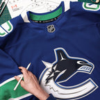 Vancouver Canucks  Home Authentic Pro Custom Jersey - Blue