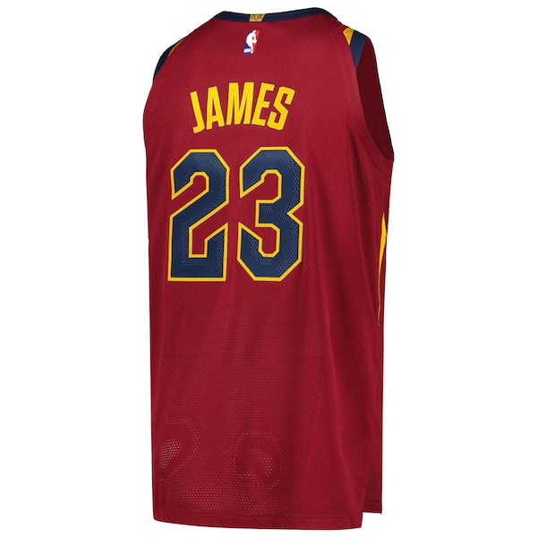 LeBron James Cleveland Cavaliers Nike Authentic Player Jersey - Icon Edition - Wine