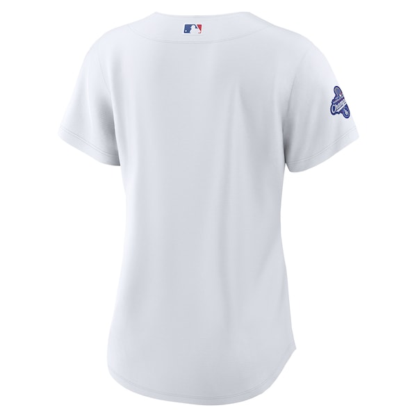 Los Angeles Dodgers Nike Women's Home 2025 World Series Champions Replica Jersey - White